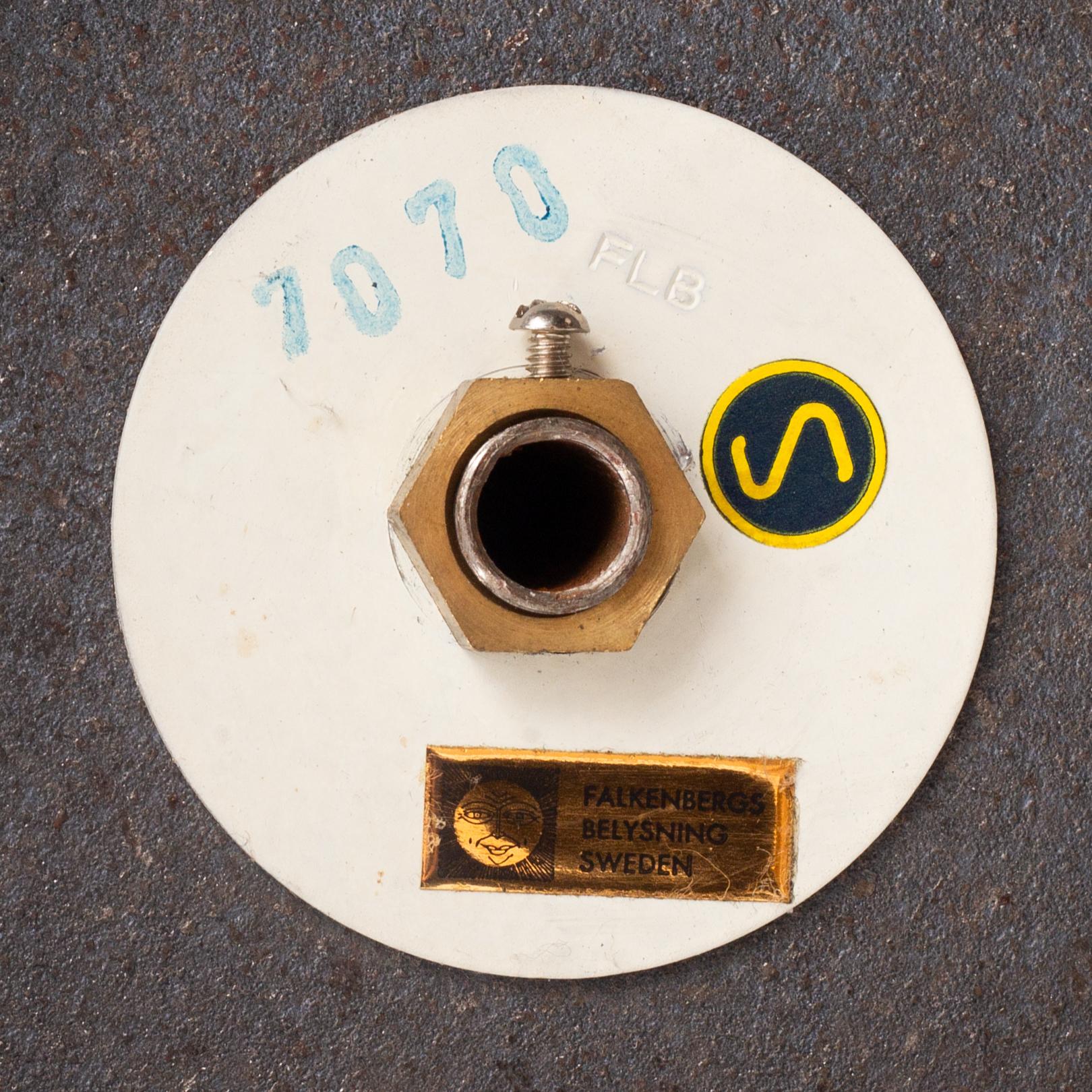 Floor lamp, model 7070, Falkenberg's lighting, 1960s.