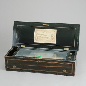 CYLINDERSPELDOSA, 1800-talets andra hälft.