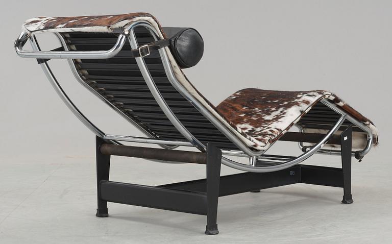 LE CORBUSIER, PIERRE JEANNERET & CHARLOTTE PERRIAND, vilstol, "LC 4", Cassina, Italien.