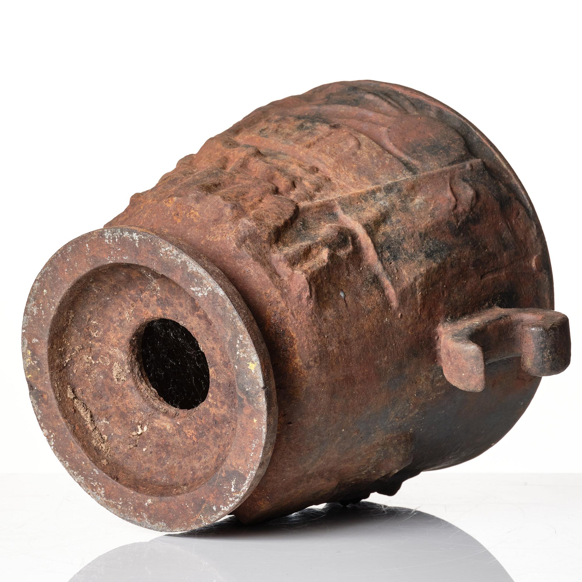 A cast iron jardinière 'Fritidsurnan', Näfveqvarn, Sweden 1930's.