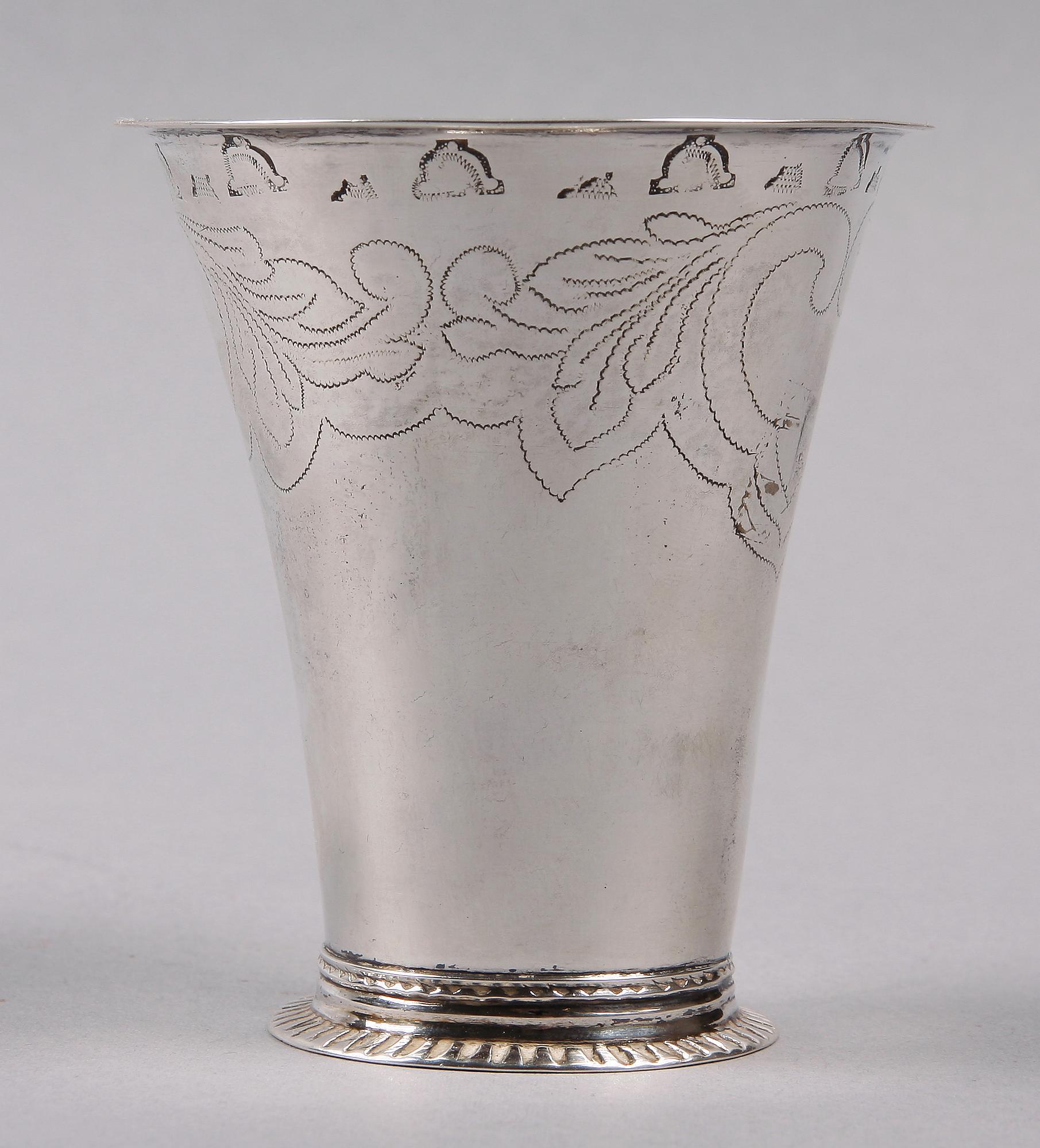 BÄGARE, silver, Johan Söderdahl Söderköping 1796.
