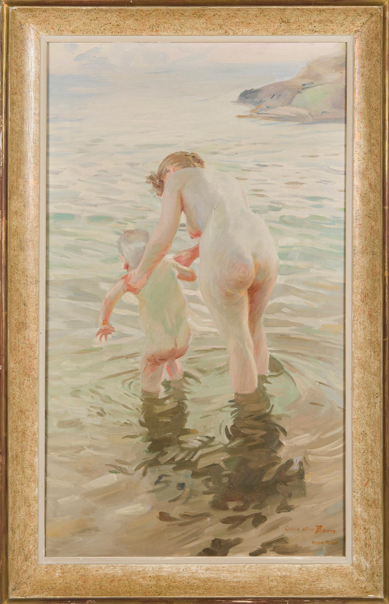 Alex Rapp, copy after Zorn, bathing time.