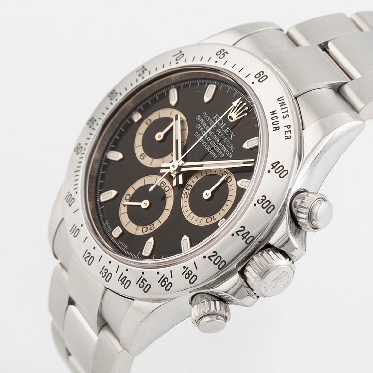 Rolex, Cosmograph, Daytona, wristwatch, chronograph, 40 mm.