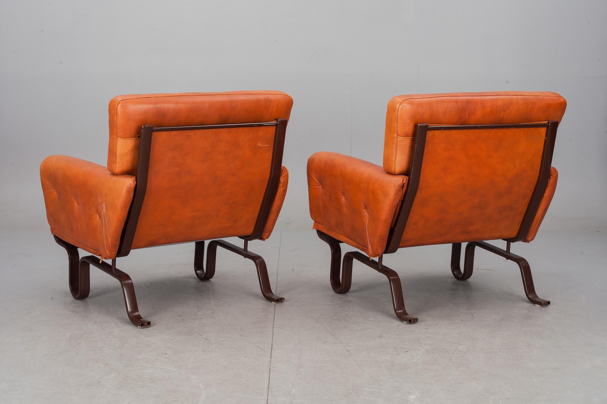 FÅTÖLJER, ett par, Eric Sigfrid Persson.