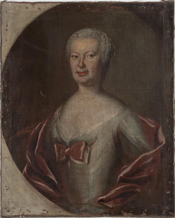 Swedish artist, 18th Century, a pair, oil on canvas.