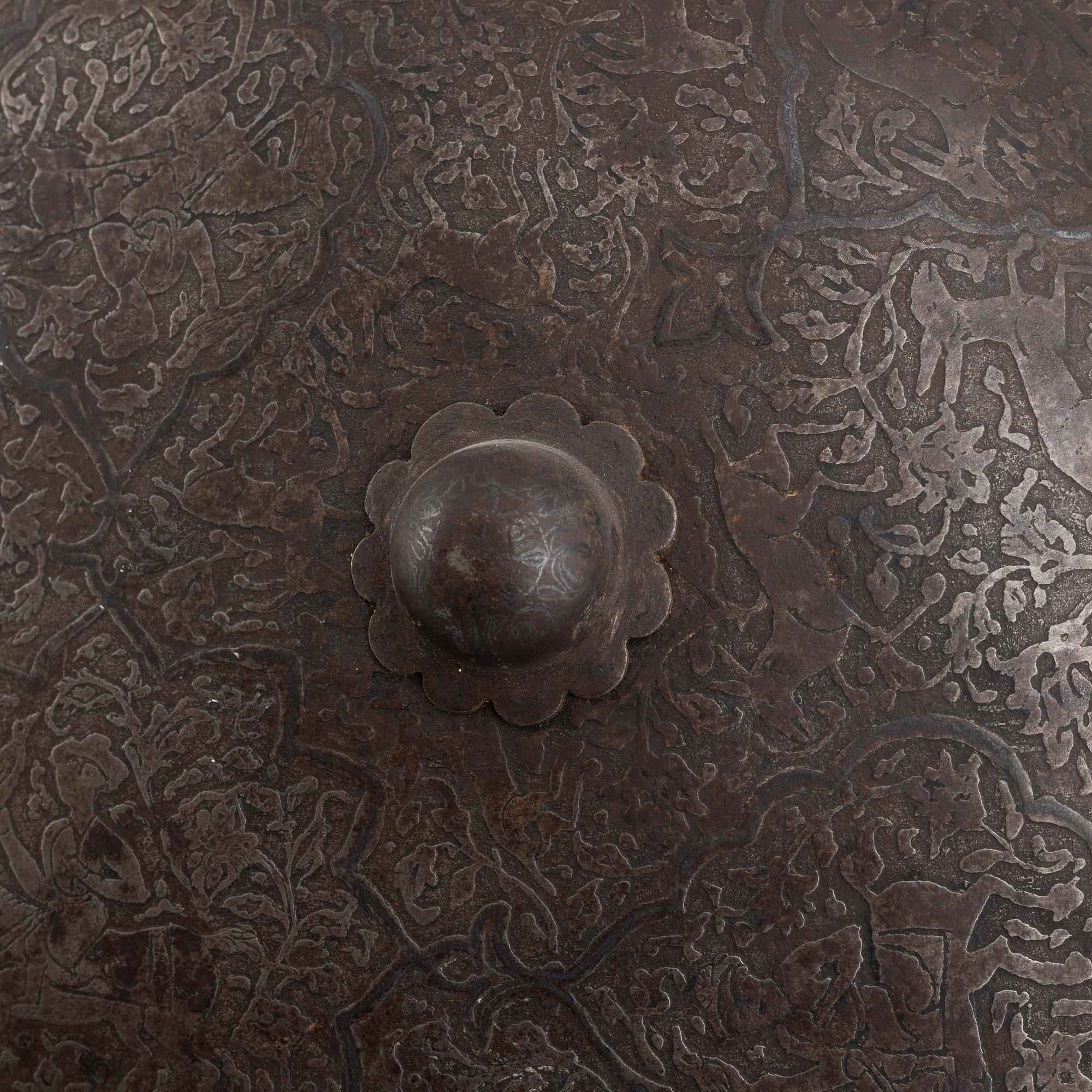 Shield, dahl, Indo-Persian, late 19th century.