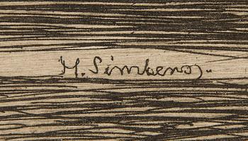 Hugo Simberg, "Luxemburgin puistossa".