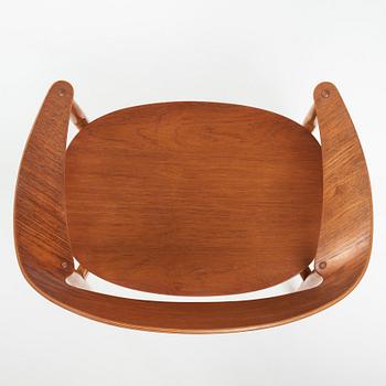 AN AKSEL BENDER MADSEN & EJNER LARSEN, "Metropolitan chair" for Fritz Hansen, Denmark 1950´s.