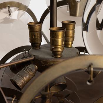 Ceiling lamp, Italy, second half of the 20th century.