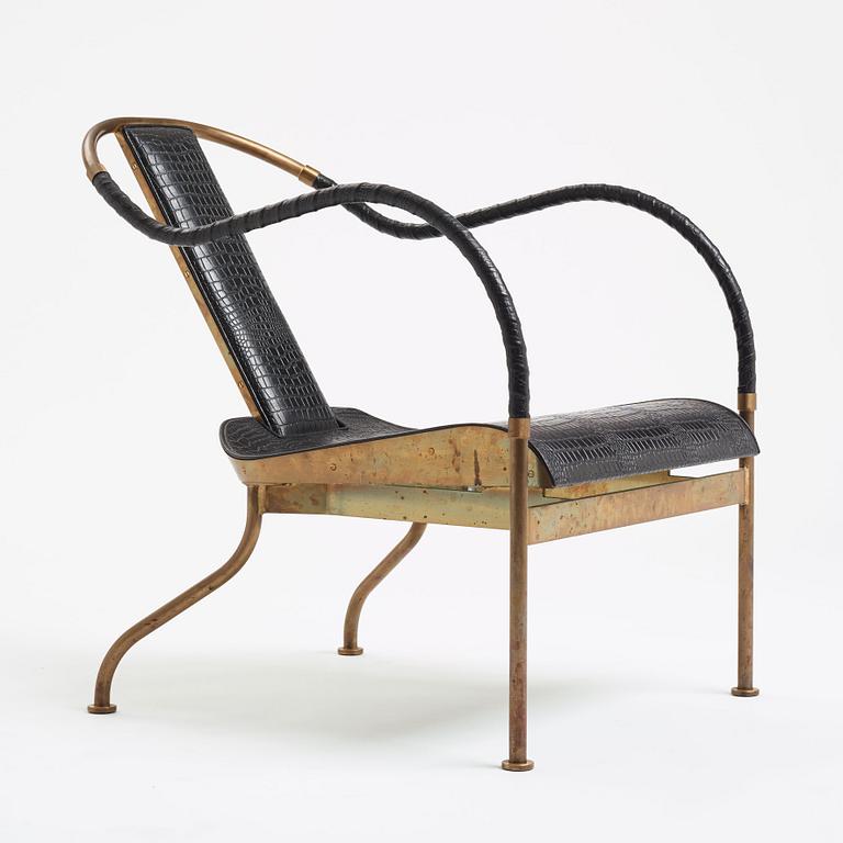 Mats Theselius, an 'el Rey' easy chair, ed. 74/360, Källemo, Sweden post 1999.