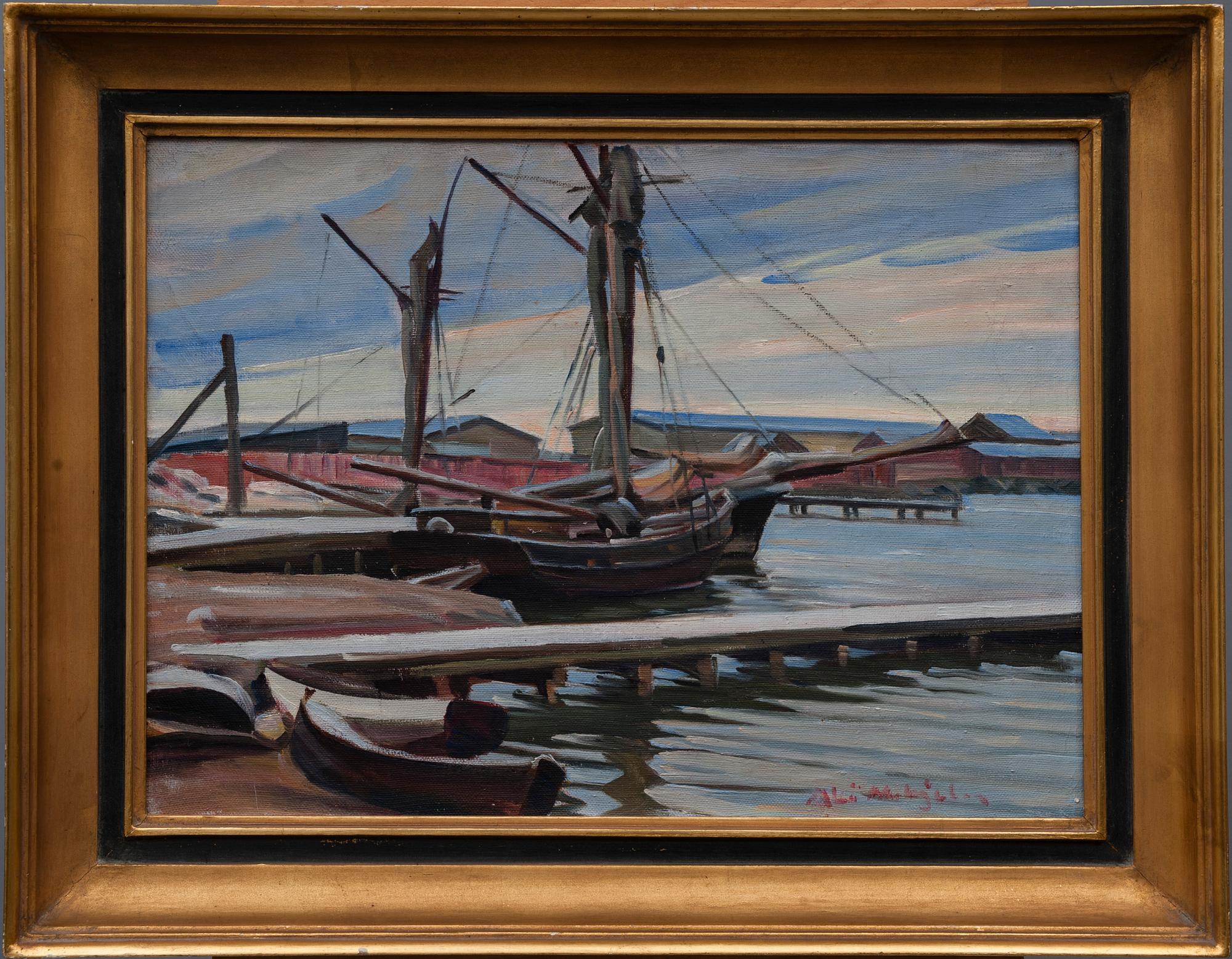 ALI MUNSTERHJELM, olja på duk, signerad.