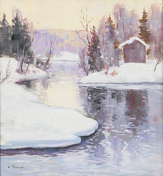 Eino Tanner, Winter Landscape.