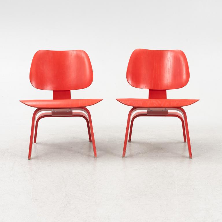 Charles & Ray Eames, a pair, "LCW", Vitra, 2003.