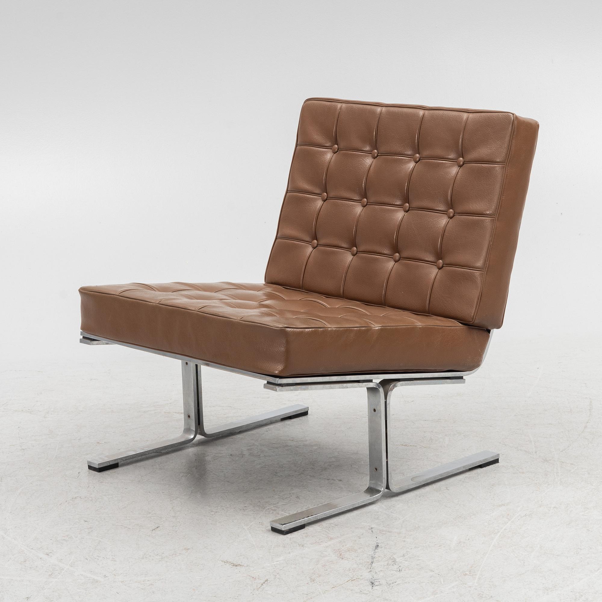 Karl Erik Ekselius, armchair, "F60", for JOC möbler, Vetlanda, 1970s.