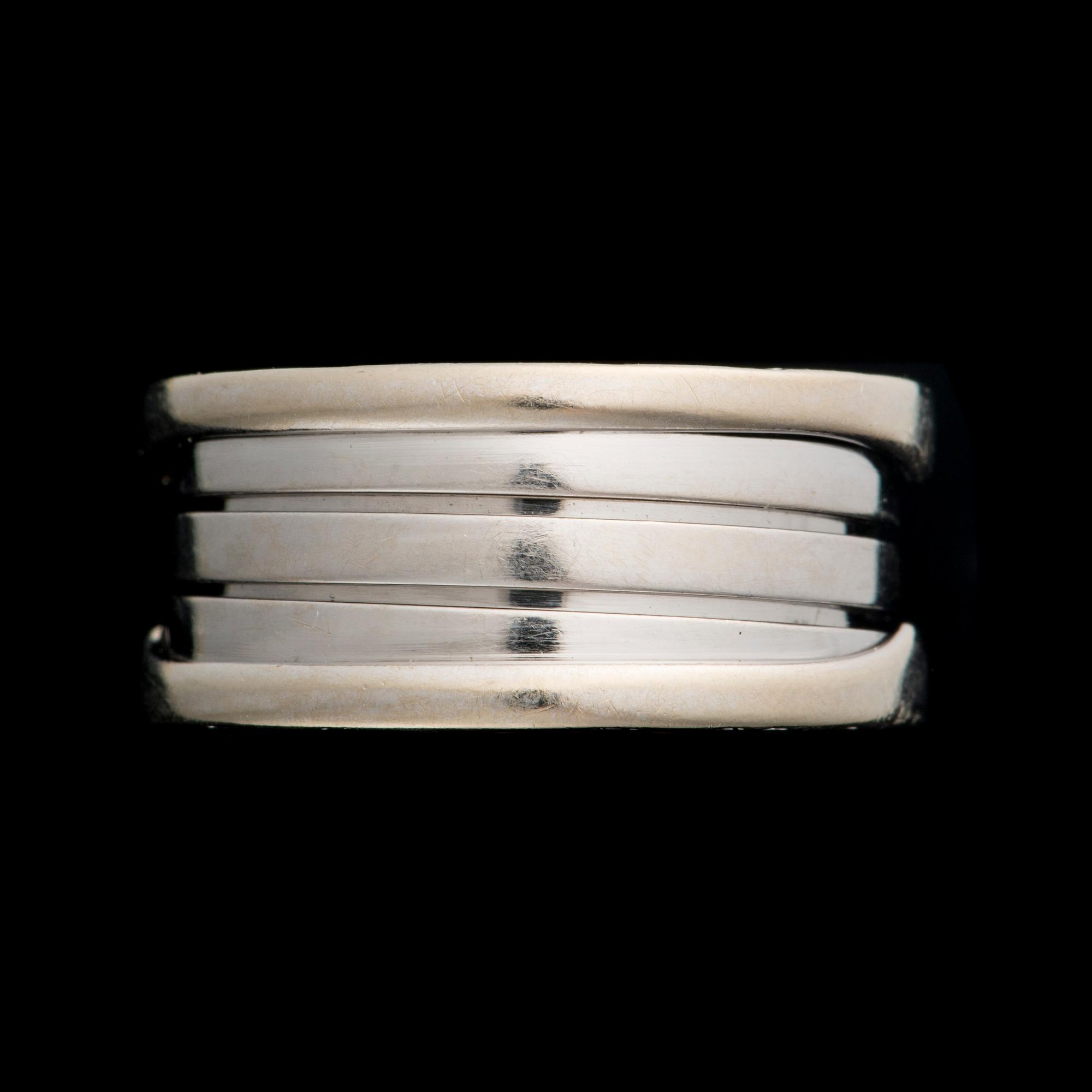 A RING, Bulgari B Zero 1, 18K white gold. Weight 10.4 g.