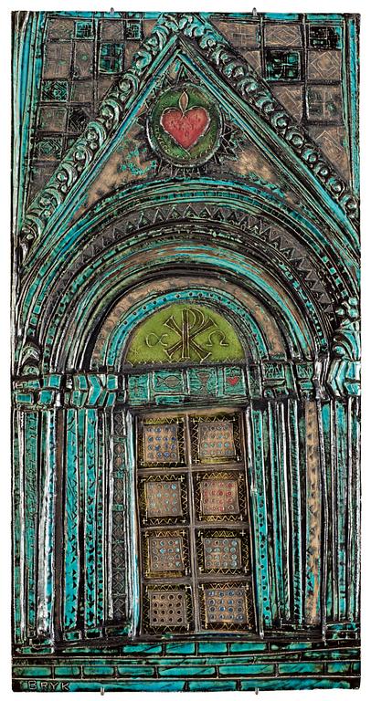 RUT BRYK, väggrelief, Arabia, Finland.