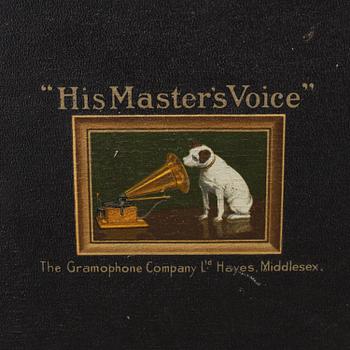 RESEGRAMMOFON, His Masters Voice, Tyskland, 1900-talets första hälft.