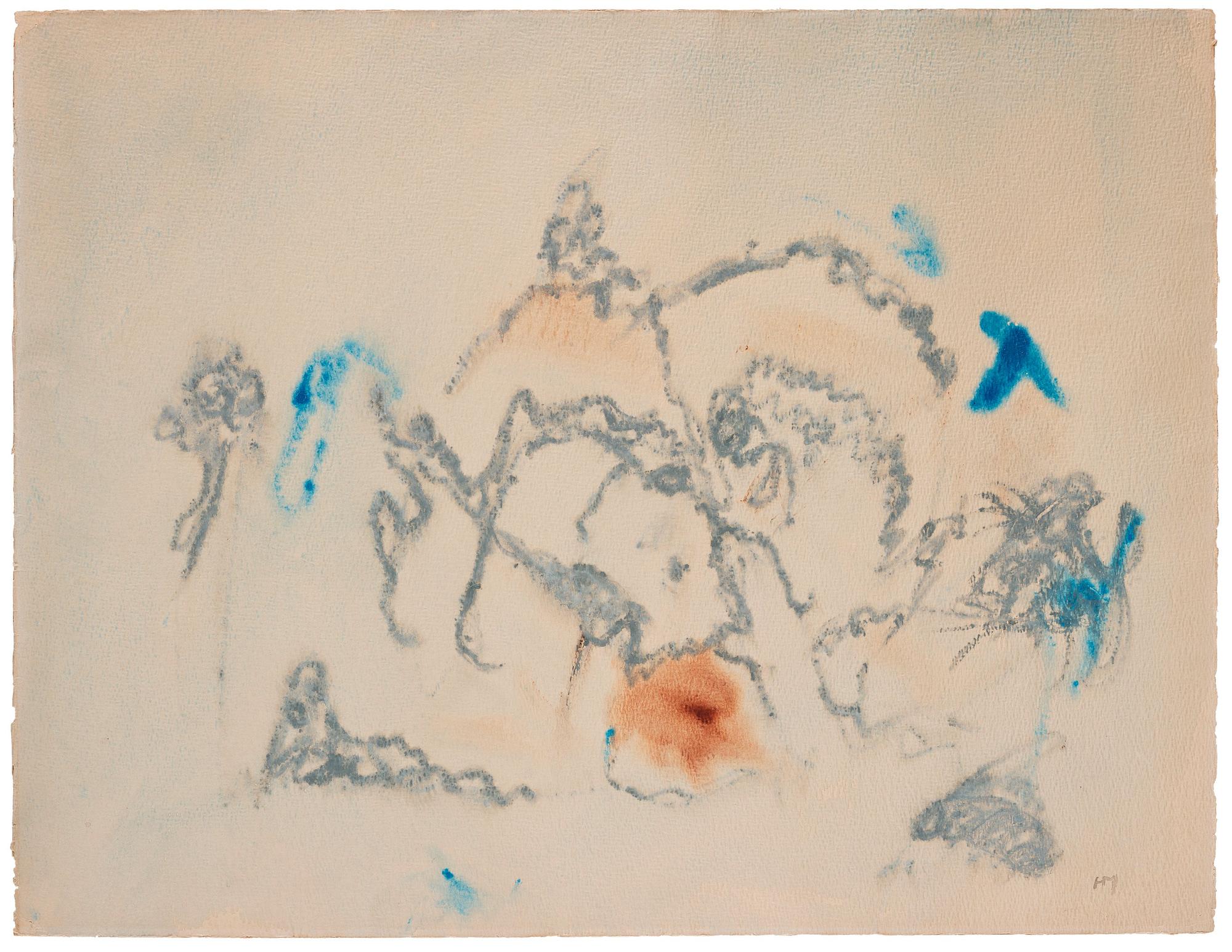 Henri Michaux, "Fond bleu pale".