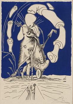 Salvador Dalí, ur serien "Les Songes Drolatiques de Pantagruel".