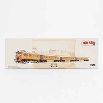 Märklin, tågset, modell nr 2870 spår H0, i låda.