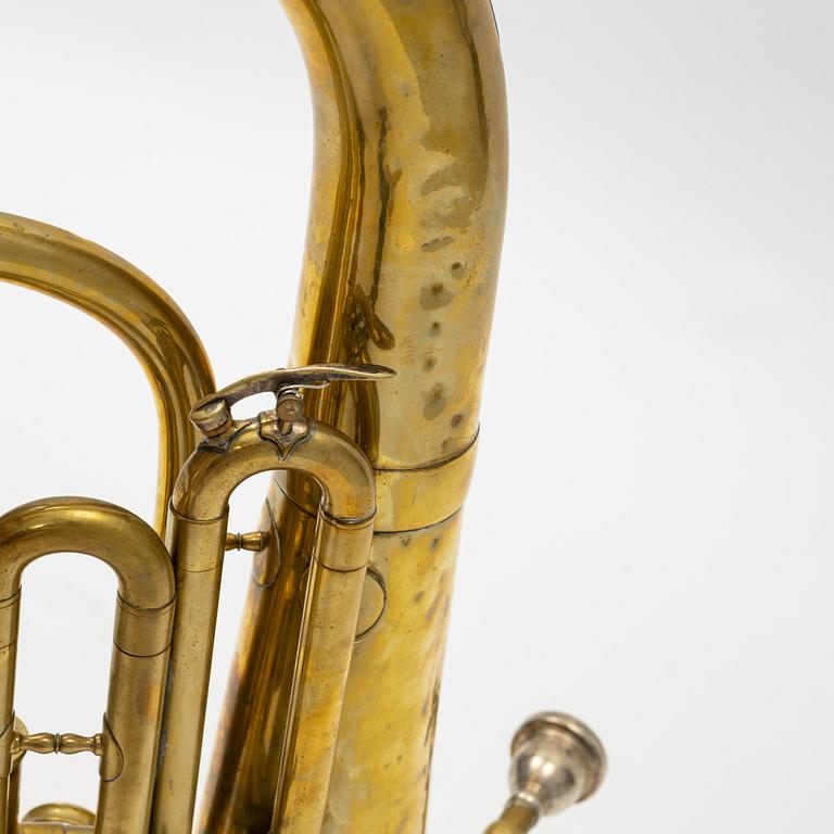 A Baritone horn, Sandner & Leistner, 20th Century.