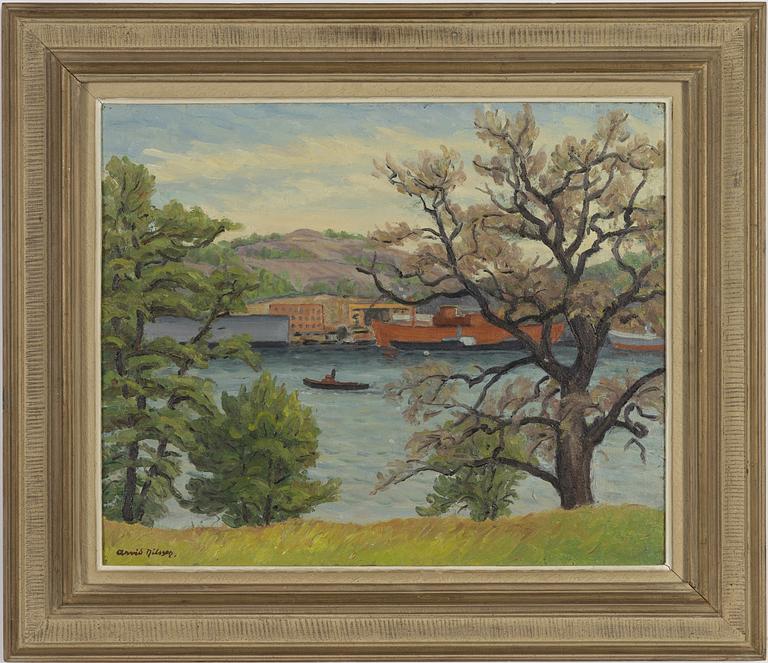 Arvid Nilsson, oil on canvas, signed.