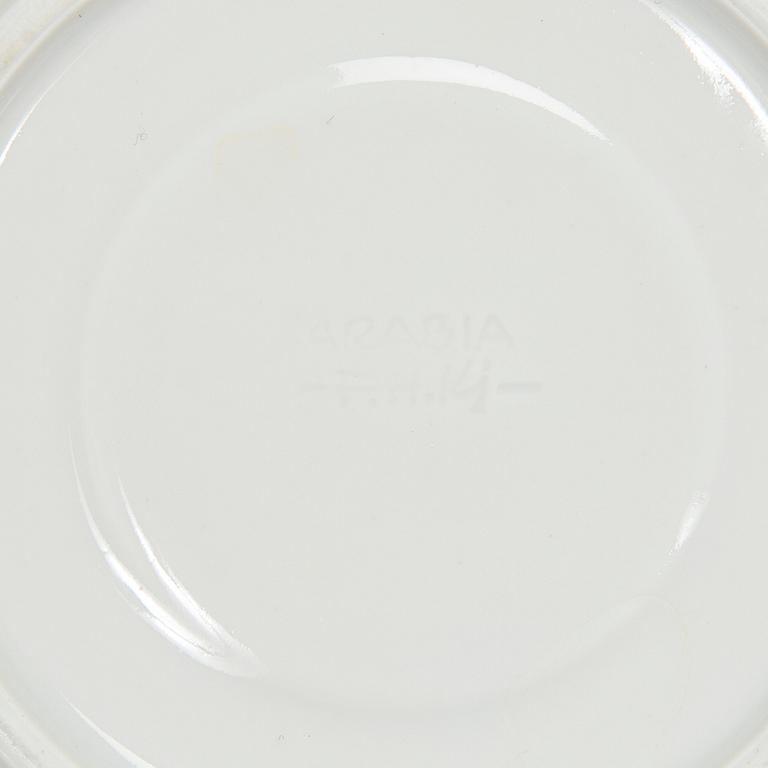 Friedl Holzer-Kjellberg, kaffe- och teservis, 32 dlr, risporslin, signerat i godset F.H.Kj Arabia Finland.