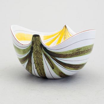 A Stig Lindberg faience bowl, Gustavsberg studio 1950´s.