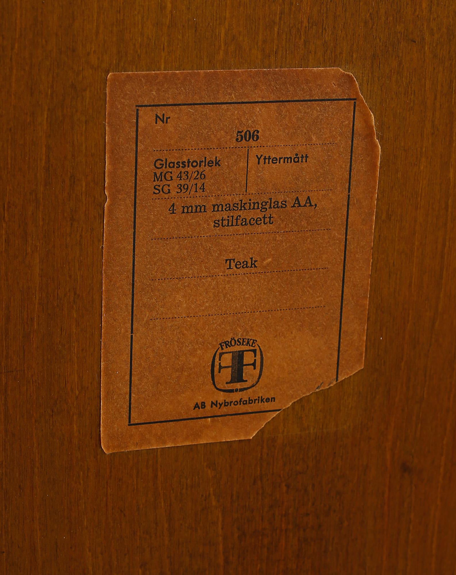 SMINKBORD, 1900-talets mitt.