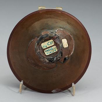 A Temmoku bowl, Song dynasty (960-1279).