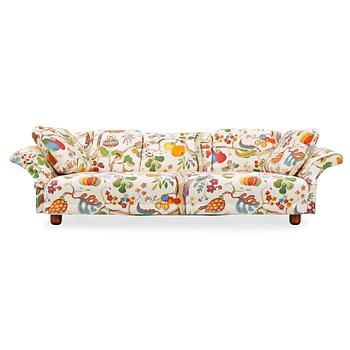 333. Josef Frank, a 'Liljevalchs' sofa, upholstered in Frank's fabric 'Vegetable tree'.