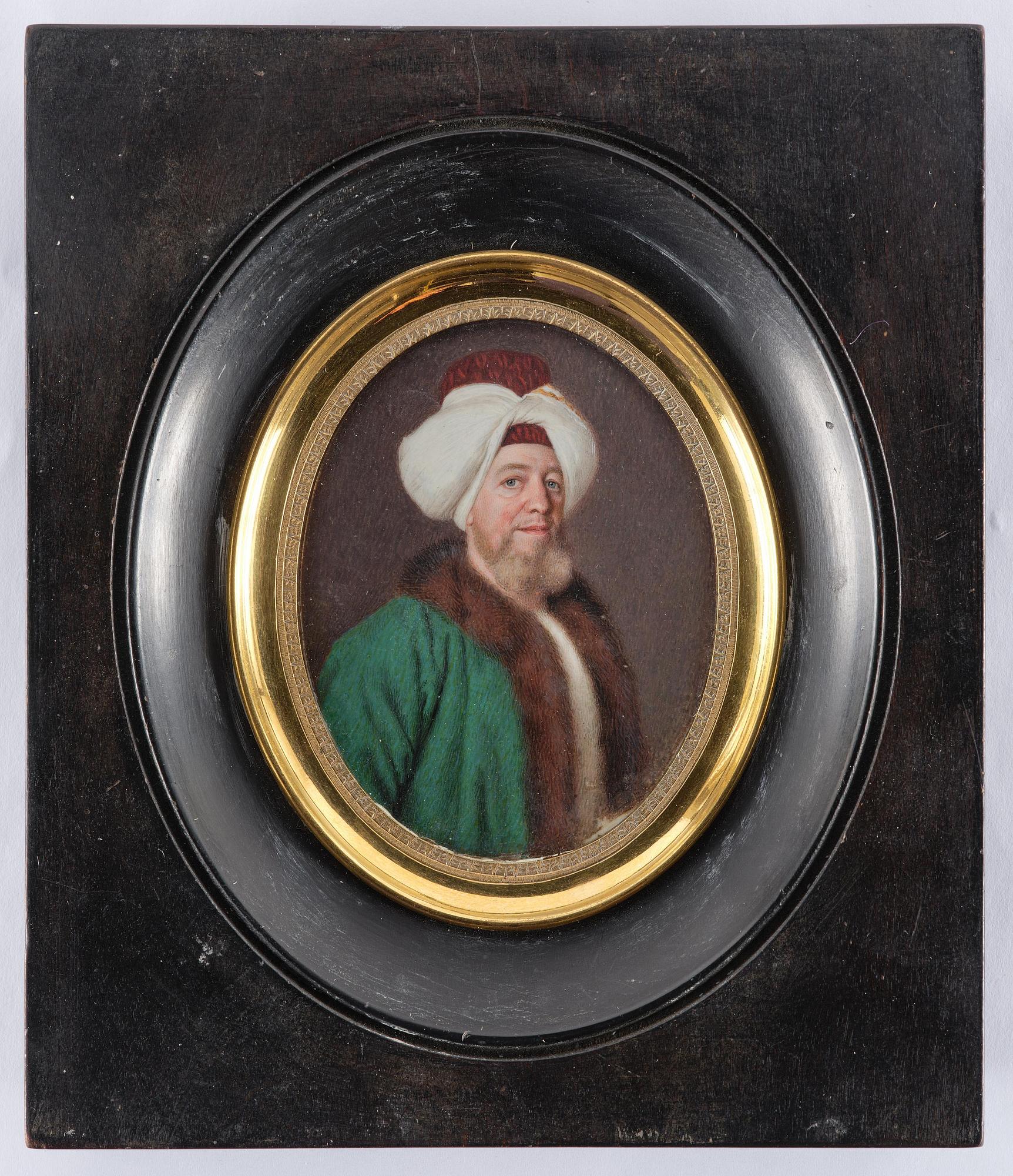 Jean Étienne Liotard, "Claude Alexandre de Bonneval" ("Achmet Pacha") (1675-1747).