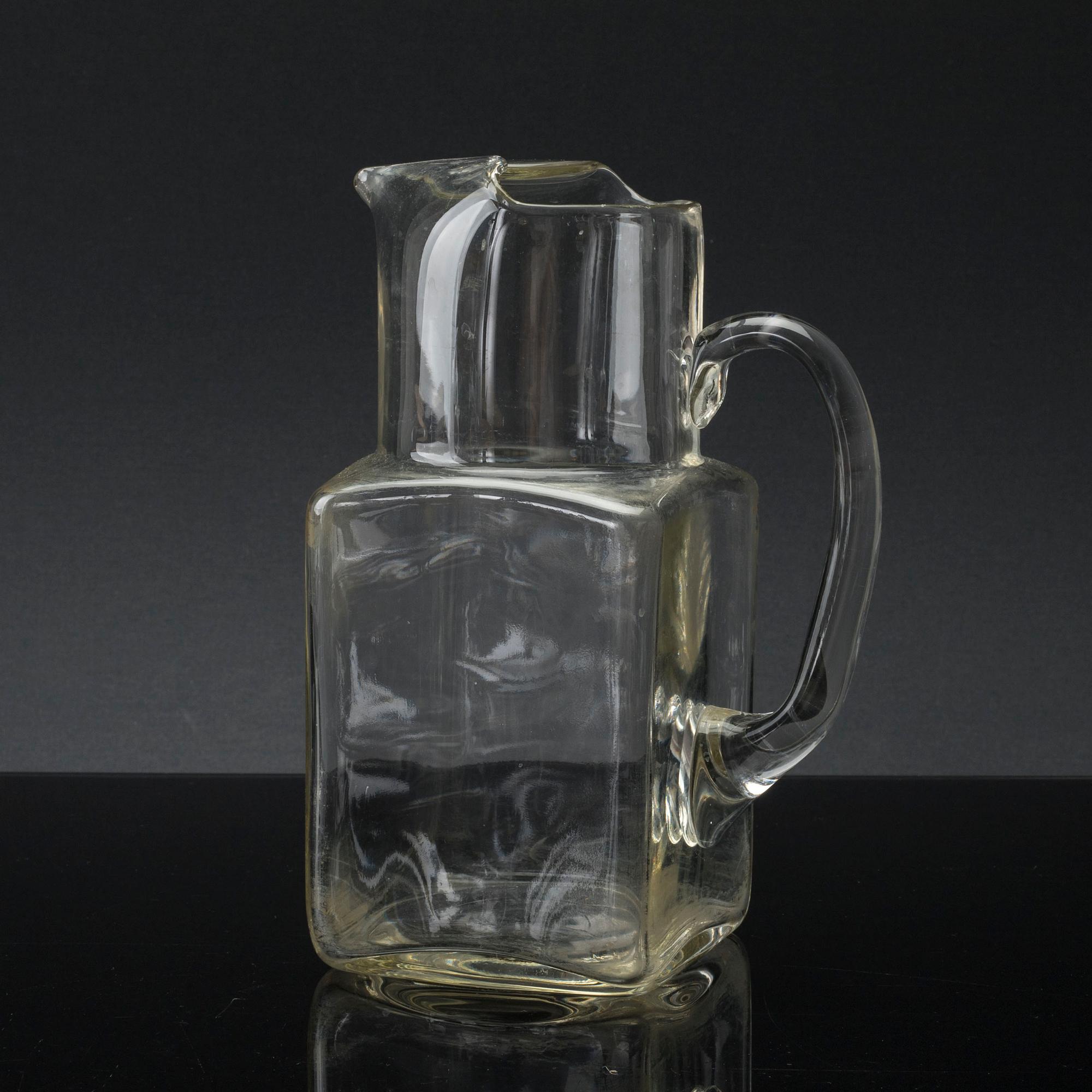 SIGNE PERSSON-MELIN, glas,  8+1 st, "Sill i kvadrat" för Boda Nova 1900-talets andra hälft.