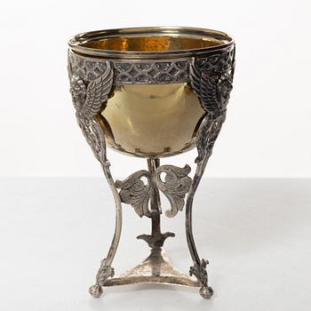 An Empire style silver bowl, Lale Silverware & Co Ltd, Istanbul, Turkey, 20th Century.