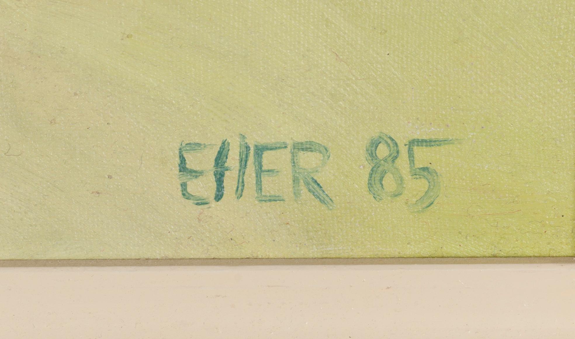 Silva Eher, oil on canvas, signed and dated -85.