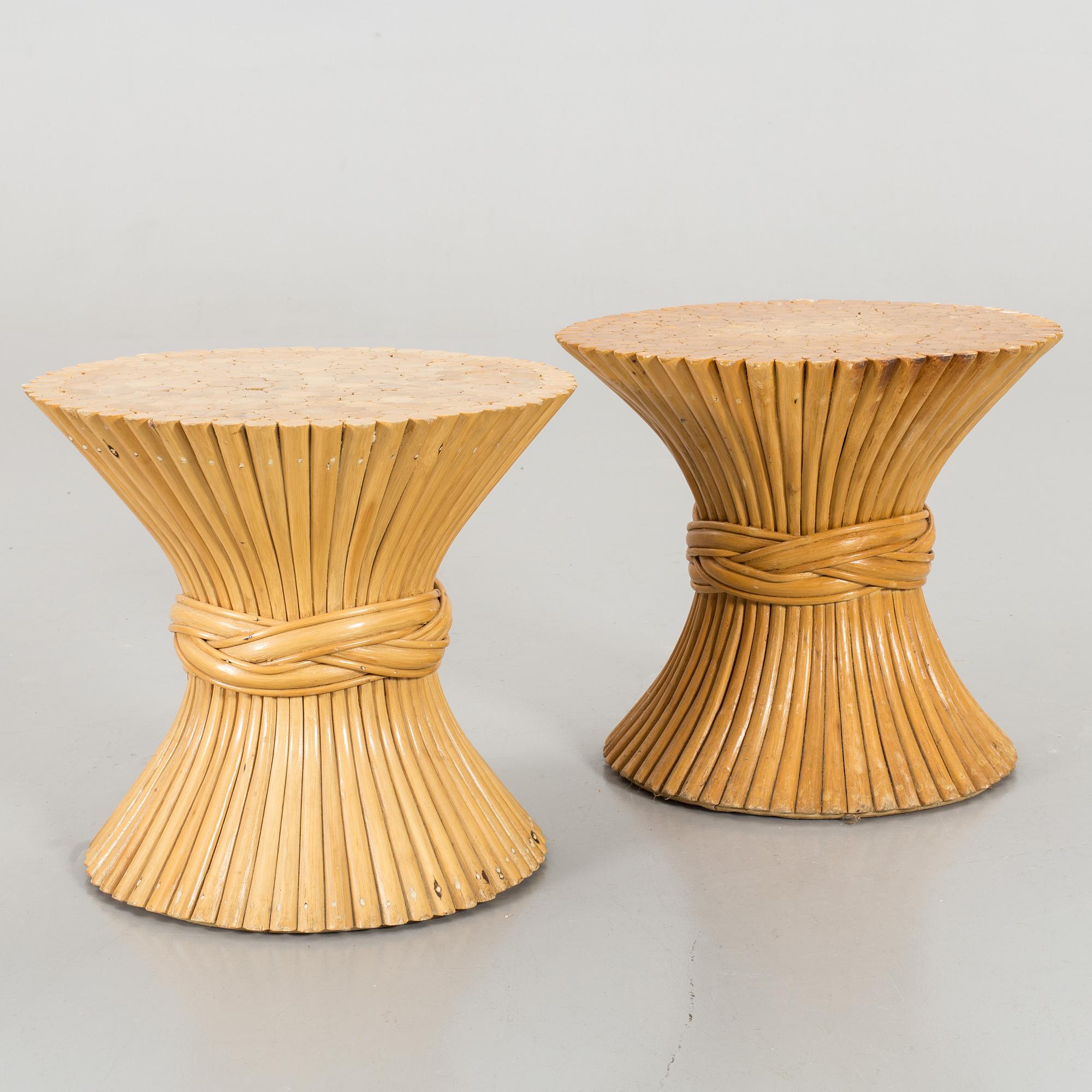 SOFFBORD, bambu, 2 st, McGuire 1900-talets andra hälft.