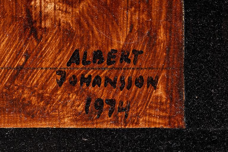 Albert Johansson, "Blå Jungfrun som stad".