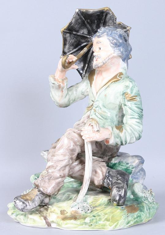 FIGURIN, porslin, Bassano, Italien, 1900-tal.