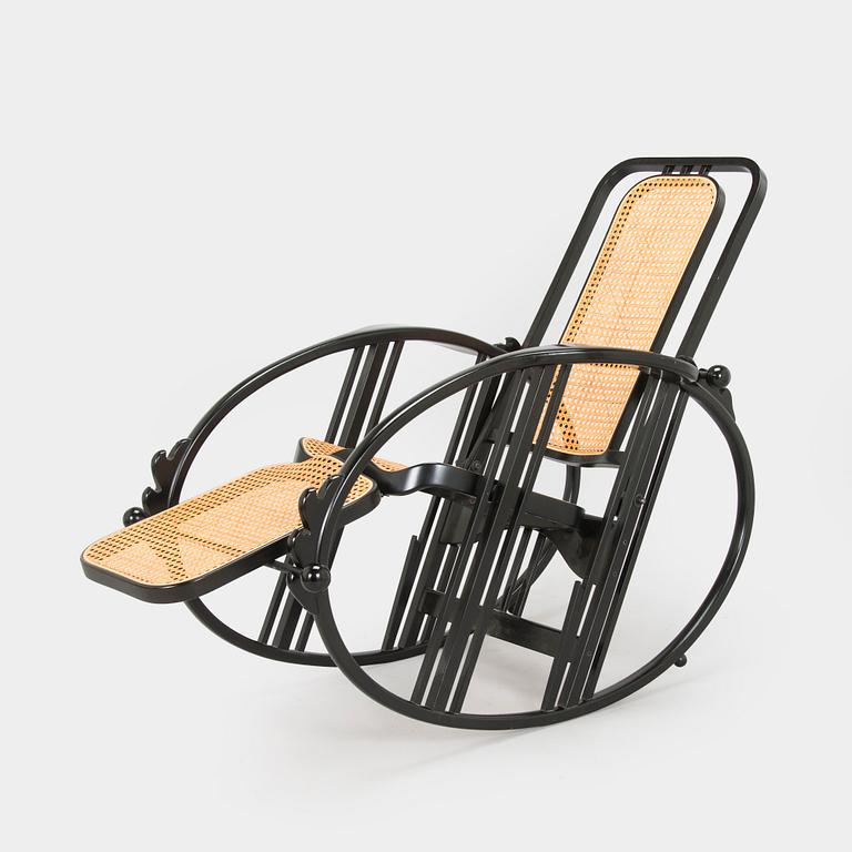 Max Fabiani, a rocking chair, "Egg Chair", model 267, Wittmann, late 20th century.