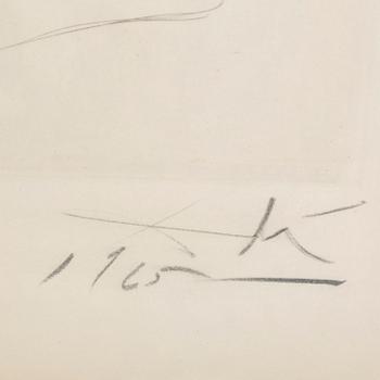 SALVADOR DALÍ, etching in colour, signed 69/150. Dated 1965.