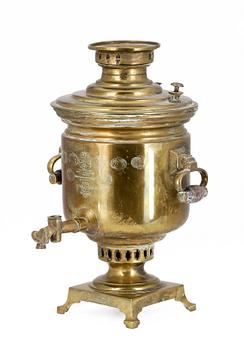 SAMOVAR, mässing, Ryssland, 1800-talets slut.