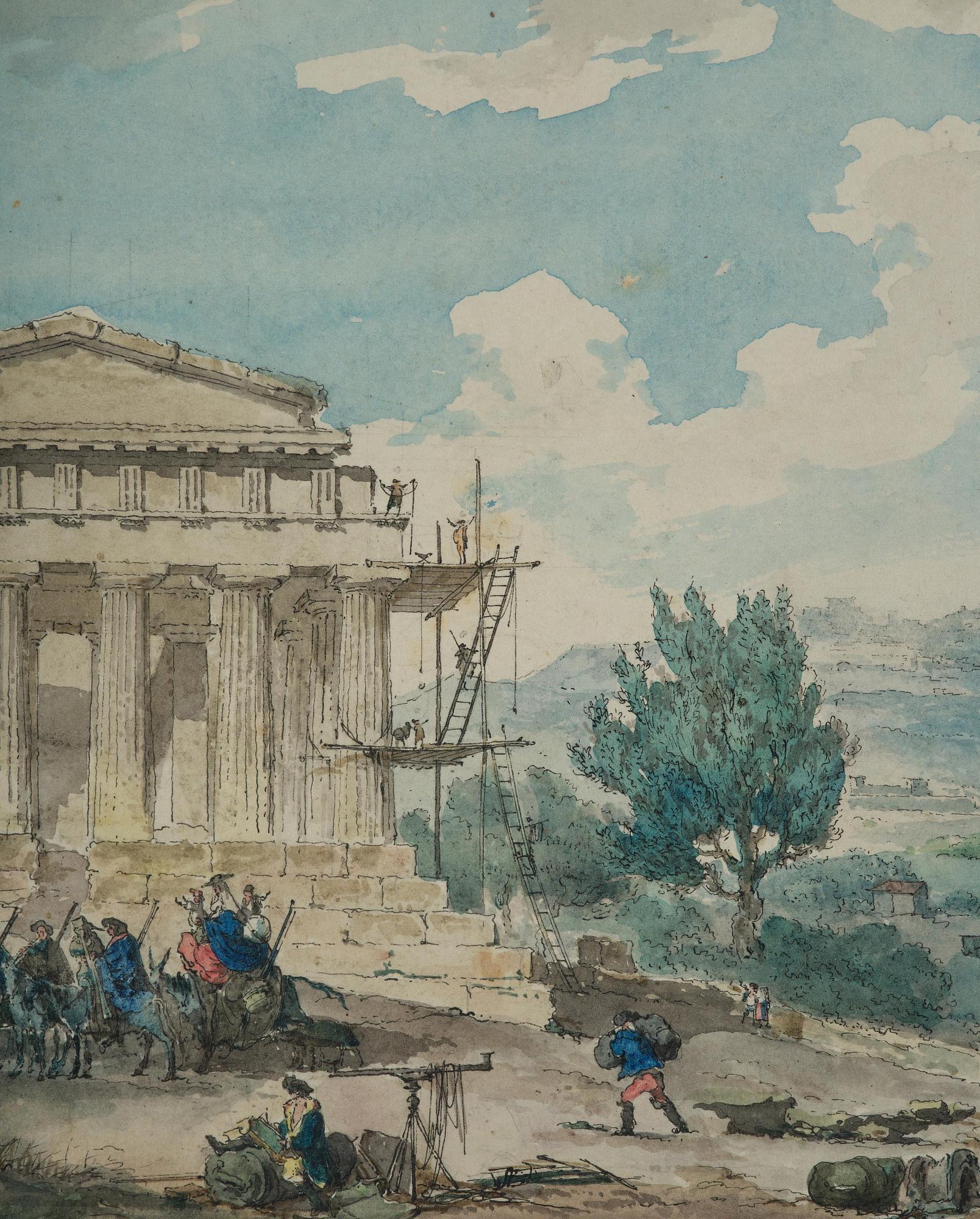 Louis Jean Desprez, ”Le Temple de la Concorde à Agrigente”.
