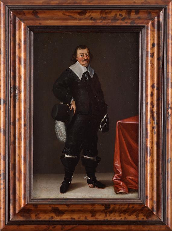 Jan Cornelisz Verspronck Circle of, Portrait of a gentleman dressed in black.