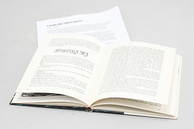 OKÄND KONSTNÄR, olja på duk, porträtt av Amiral Otto Lagerberg, 1800-tal. Epåletter och bok medföljer.