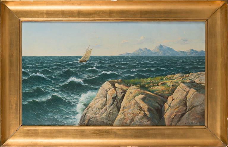 Sten Lundmark, oil on canvas, signed.