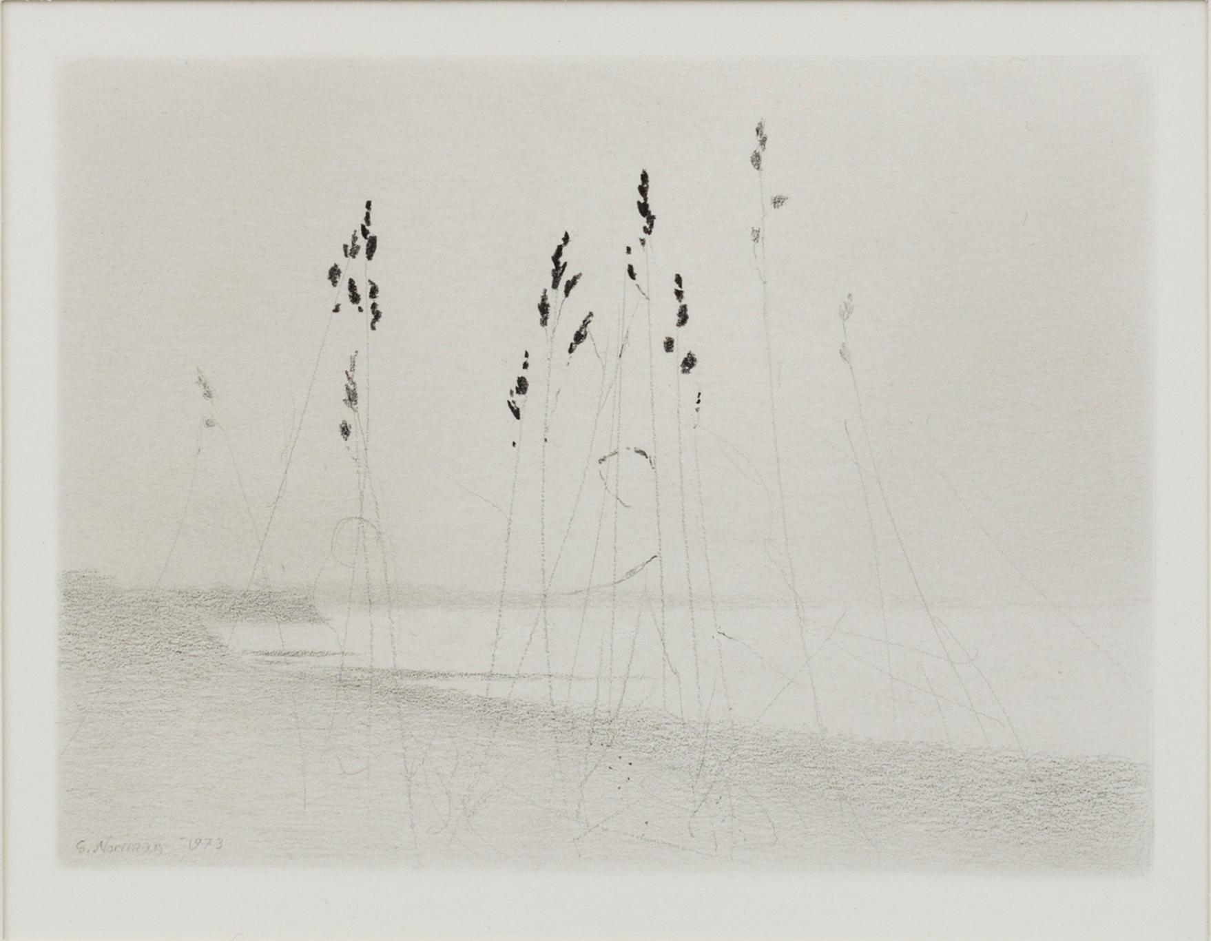 GUNNAR NORRMAN, a pencil drawing, signed and dated 1973. - Bukowskis