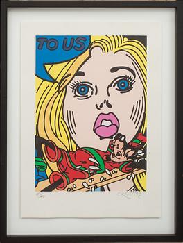 ERRÓ GUDMUNDUR GUDMUNDSSON, 2 st. färgseriegrafi, signerade, numrerade och daterade. 185/200 1996 samt 152/200 1993.