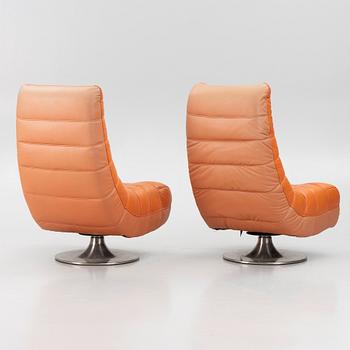 A pair of armchairs, late 20th century.