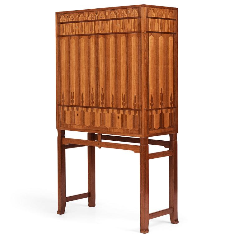 Carl Malmsten, a cabinet, "Raimond", made as a journeyman's piece by cabinetmaker Gunnar Franke in 1964.