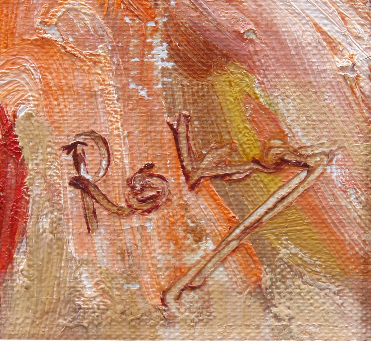 CHARLES ROKA, olja på duk. Sign.